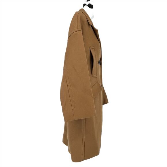 Mango MNG Woman's Croquette Coat in Camel Size Small - Picture 4 of 9